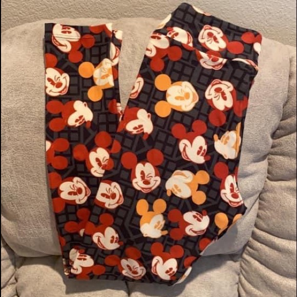 LuLaRoe Tween Leggings, Disney Mickey Mouse - Picture 1 of 1